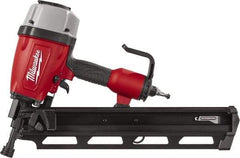 Milwaukee Tool - 3-1/2" Nail Length, 2-1/2 to 3.8mm Nail Diam, 0.15 Gauge Framing Air Nailer - Exact Tool & Supply