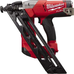 Milwaukee Tool - Cordless Finish Nailer - 15 Gauge Nail Diam, 1-1/4 to 2-1/2" Long Nail, Batteries Not Included - Exact Tool & Supply