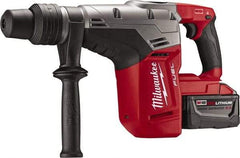 Milwaukee Tool - 18 Volt 1-9/16" SDS Max Chuck Cordless Rotary Hammer - 0 to 3,000 BPM, 0 to 450 RPM, Reversible - Exact Tool & Supply