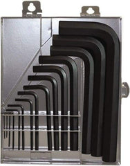 Bondhus - 15 Piece, L-Key Mini Hex Key Set - 0.7 to 17mm Range, Protanium High Torque Steel - Exact Tool & Supply