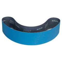 4″ × 90″ NorZon Plus R823 Narrow Belt 120 Grit Zirconia Alumina - Exact Tool & Supply