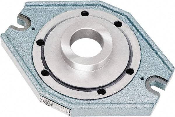Bison - Adapter Back Plate for 6" Diam Self Centering Lathe Chucks - Plain Back Mount - Exact Tool & Supply