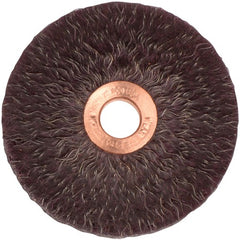 3″ Polyflex Encapsulated Small Diameter Crimped Wire Wheel, .014″ Steel Fill, 1/2″ Arbor Hole - Exact Tool & Supply