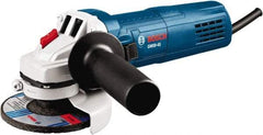 Bosch - 4-1/2" Wheel Diam, 11,000 RPM, Corded Angle & Disc Grinder - 5/8-11 Spindle, 120 Volts, 8.8 Amps - Exact Tool & Supply