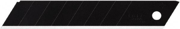 Olfa - 100 Piece Steel Snap Blade - 110mm OAL, 0.019" Blade Thickness - Exact Tool & Supply