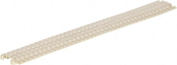 Vestil - 40" Long x 5-1/2" Wide x 3/4" High, Rubber Ramp Cable Guard - 2,200 Lb Load Limit - Exact Tool & Supply