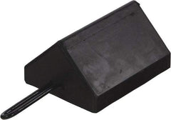 Vestil - 15-1/8" Wide x 4-7/8" High x 7-3/8" Deep, Rubber Wheel Chock - Exact Tool & Supply