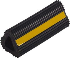 Vestil - 4-3/16" Wide x 3-15/16" High x 10" Deep, Rubber Wheel Chock - Exact Tool & Supply