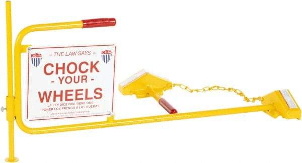 Vestil - 40-1/16" Wide x 20-1/8" High x 45" Deep, Steel Wheel Chock - Exact Tool & Supply