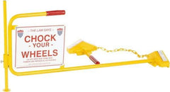 Vestil - 40-1/16" Wide x 20-1/8" High x 45" Deep, Steel Wheel Chock - Exact Tool & Supply