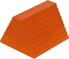 Vestil - 9-1/2" Wide x 8" High x 6" Deep, Urethane Wheel Chock - Exact Tool & Supply