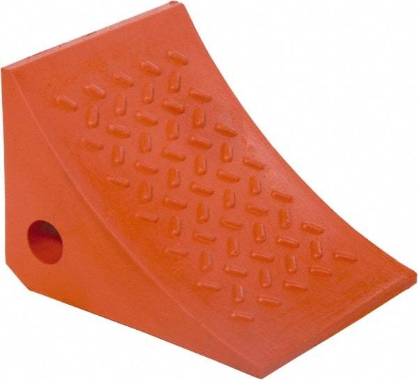 Vestil - 7" Wide x 6" High x 8" Deep, Urethane Wheel Chock - Exact Tool & Supply