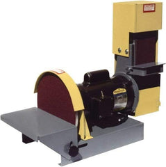 Kalamazoo - 36" Long x 4" Wide Belt, 10" Diam, Combination Sanding Machine - 1/2 hp, Single Phase - Exact Tool & Supply