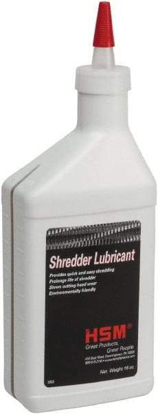 HSM of America - 16 oz Shredder Lubricant - Use with Paper Shredders - Exact Tool & Supply