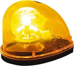 Buyers Products - 90 FPM, Magnetic Mount Emergency Revolving Warning Light Assembly - Powered by 12 Volts, Amber - Exact Tool & Supply