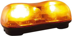 Buyers Products - 320 FPM, Magnetic Mount Emergency Halogen Lightbar Assembly - Powered by 12 to 24 Volts, Amber - Exact Tool & Supply