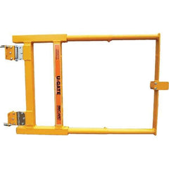 TRI-ARC - Rail Safety Gates Fits Clear Opening (Inch): 16 - 40 Material: Aluminum; Steel - Exact Tool & Supply