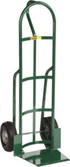 Little Giant - 800 Lb Capacity 49" OAH Hand Truck - 13-1/2 x 16" Base Plate, Loop Handle, Steel, Pneumatic Wheels - Exact Tool & Supply