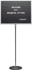 Quartet - Letter Boards Type: Open Face Height (Inch): 18 - Exact Tool & Supply