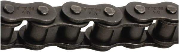 Tritan - 1" Pitch, ISO 16B, Single Strand Roller Chain - Chain No. 16B, 13,636 Lb. Capacity, 10 Ft. Long, 15.88mm Roller Diam, 0.67" Roller Width - Exact Tool & Supply