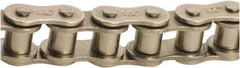 Tritan - 1-1/4" Pitch, ANSI 100, Single Strand Roller Chain - Chain No. 100NP, 19,896 Lb. Capacity, 10 Ft. Long, 3/4" Roller Diam, 0.744" Roller Width - Exact Tool & Supply