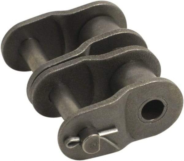 Tritan - 2" Pitch, ANSI 160-2, Double Strand Roller Chain Offset Link - For Use with Double Strand Chain - Exact Tool & Supply