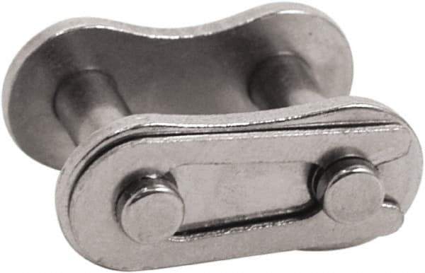 Tritan - 1" Pitch, ANSI 80, Roller Chain Connecting Link - For Use with Single Strand Chain - Exact Tool & Supply