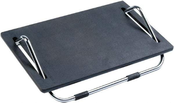 Safco - 18-1/2" Wide, 5" High Adjustable Foot Rest - Black - Exact Tool & Supply