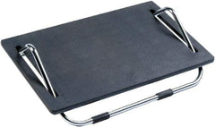 Safco - 18-1/2" Wide, 5" High Adjustable Foot Rest - Black - Exact Tool & Supply