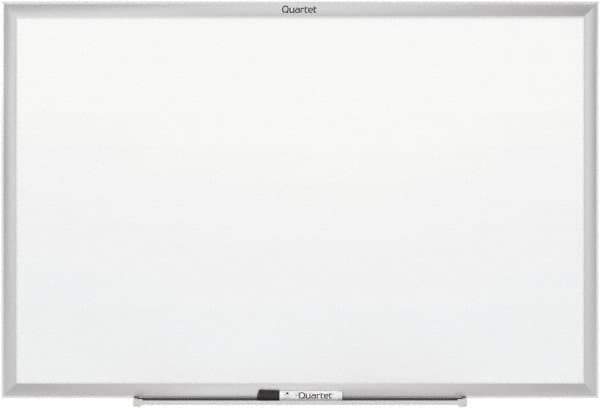 Quartet - 48" High x 72" Wide Magnetic Dry Erase Board - Steel, Includes Z-Bracket - Exact Tool & Supply