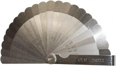 OEM Tools - 22 Piece, 0.004 to 0.027" Thick, Feeler Gage Set - 3-1/4" Leaf Length, 1/2" Wide, Steel - Exact Tool & Supply