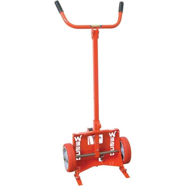 Wesco Industrial Products - 1,000 Lb Load Capacity, 55 Gal Drum Truck - 23" Wide x 61" High, 2 Steel Wheels - Exact Tool & Supply