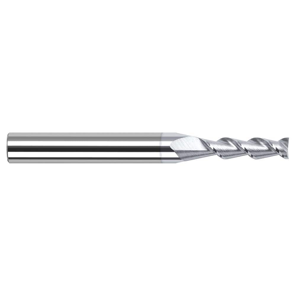 Harvey Tool - 1/8", 1/2" LOC, 1/8" Shank Diam, 1-1/2" OAL, 2 Flute Solid Carbide Square End Mill - Exact Tool & Supply