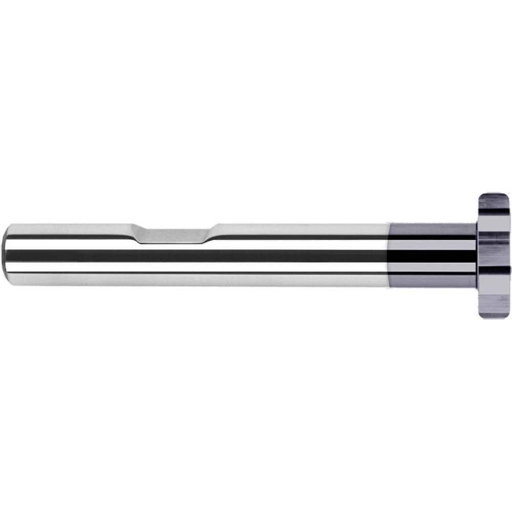Harvey Tool - 3/4" Cut Diam, 1/16" Cut Width, 3/8" Shank, Straight-Tooth Woodruff Keyseat Cutter - Exact Tool & Supply