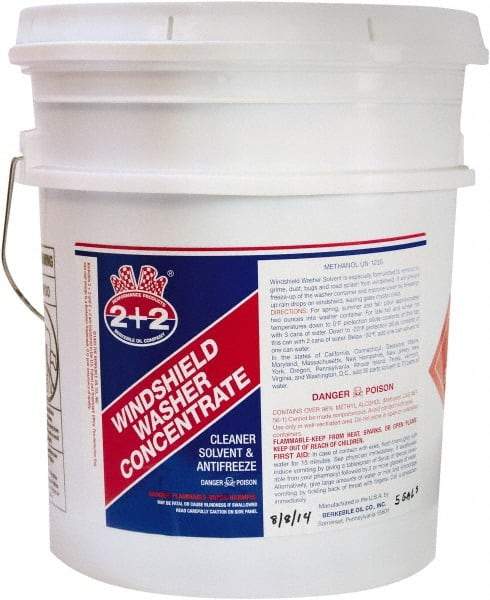 Berkebile - Windshield Washer Fluid - 5 Gal Pail - Exact Tool & Supply