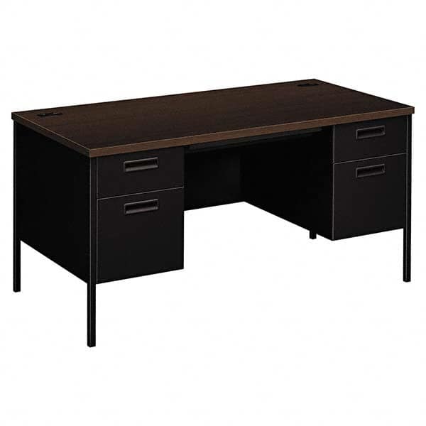 Hon - Office Desks Type: Double Pedestal Desk Center Draw: Yes - Exact Tool & Supply