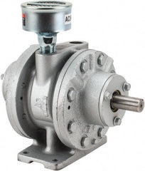 Gast - 5 hp Reversible Foot Air Actuated Motor - 2,500 Max RPM, 1.53" Shaft Length, 8.41" OAL, 3/4" Shaft Diam - Exact Tool & Supply