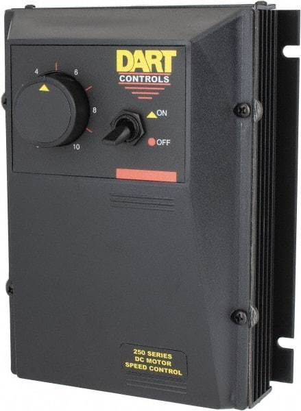 Dart Controls - 2 Max hp, 30 Max RPM, Electric AC DC Motor - 120, 240 V Input - Exact Tool & Supply