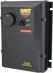 Dart Controls - 2 Max hp, 30 Max RPM, Electric AC DC Motor - 120, 240 V Input - Exact Tool & Supply