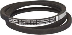 Continental ContiTech - Section 5V, 71" Outside Length, V-Belt - Fiber Reinforced Wingprene Rubber, HY-T Wedge MatchmakerEnvelope, No. 5V710 - Exact Tool & Supply