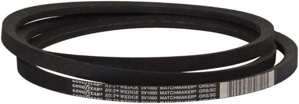Continental ContiTech - Section 5V, 100" Outside Length, V-Belt - Fiber Reinforced Wingprene Rubber, HY-T Wedge MatchmakerEnvelope, No. 5V1000 - Exact Tool & Supply