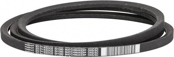 Continental ContiTech - Section 5V, 106" Outside Length, V-Belt - Fiber Reinforced Wingprene Rubber, HY-T Wedge MatchmakerEnvelope, No. 5V1060 - Exact Tool & Supply