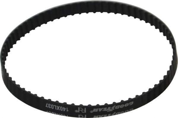 Continental ContiTech - Section XL, 3/8" Wide, Timing Belt - Helanca Weave Stretch Nylon, XL Series Belts Positive Drive, No. 140XL - Exact Tool & Supply