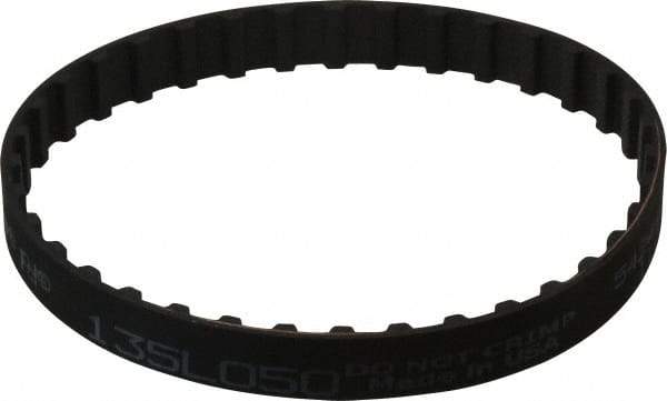 Continental ContiTech - Section L, 1/2" Wide, Timing Belt - Helanca Weave Stretch Nylon, L Series Belts Positive Drive, No. 135L - Exact Tool & Supply