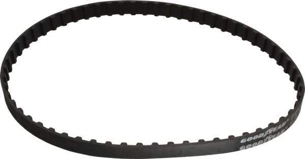 Continental ContiTech - Section L, 1/2" Wide, Timing Belt - Helanca Weave Stretch Nylon, L Series Belts Positive Drive, No. 225L - Exact Tool & Supply