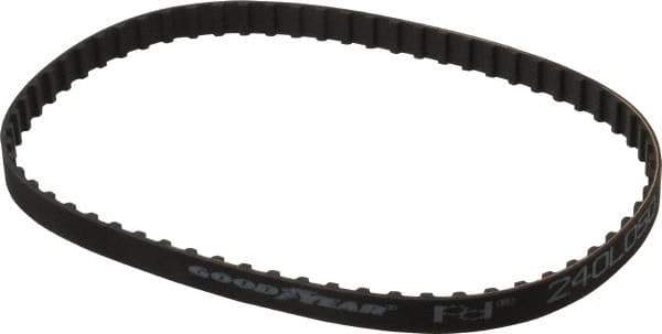 Continental ContiTech - Section L, 1/2" Wide, Timing Belt - Helanca Weave Stretch Nylon, L Series Belts Positive Drive, No. 240L - Exact Tool & Supply