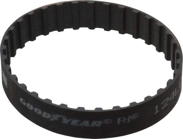 Continental ContiTech - Section L, 3/4" Wide, Timing Belt - Helanca Weave Stretch Nylon, L Series Belts Positive Drive, No. 124L - Exact Tool & Supply