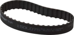 Continental ContiTech - Section L, 3/4" Wide, Timing Belt - Helanca Weave Stretch Nylon, L Series Belts Positive Drive, No. 150L - Exact Tool & Supply