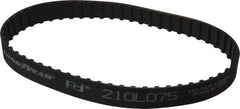 Continental ContiTech - Section L, 3/4" Wide, Timing Belt - Helanca Weave Stretch Nylon, L Series Belts Positive Drive, No. 210L - Exact Tool & Supply