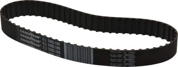 Continental ContiTech - Section L, 1" Wide, Timing Belt - Helanca Weave Stretch Nylon, L Series Belts Positive Drive, No. 240L - Exact Tool & Supply